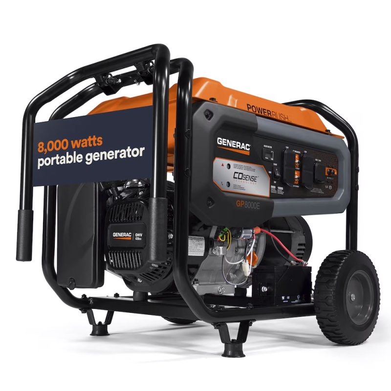 PORTABLE GENERAC GENERATOR 8000W